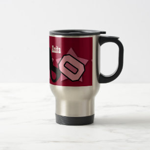 60th Birthday with Stars Custom Name S16Z Travel Mug