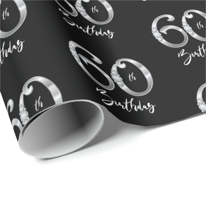 60th-birthday-wrapping-paper-zazzle