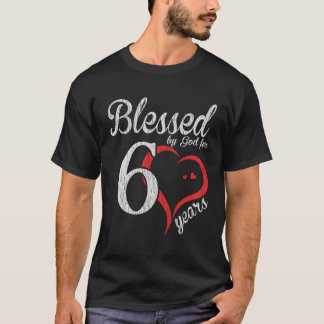 60Th Blessed By God Happy T-Shirt