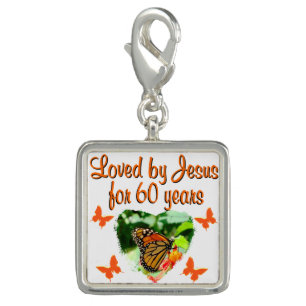 60TH BUTTERFLY BIRTHDAY DESIGN CHARM