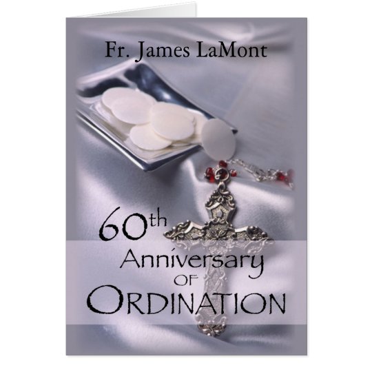 50th Jubilee  Ordination Anniversary  of Priest Card 