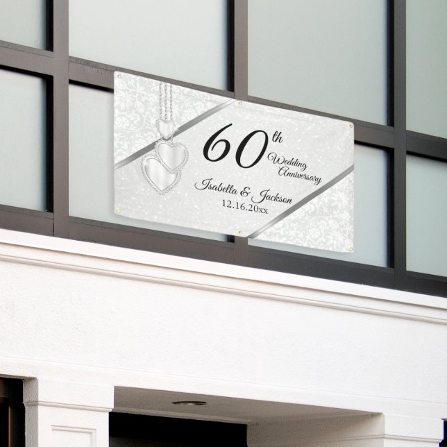 60th Diamond Anniversary / Birthday Banner (Outside Building)