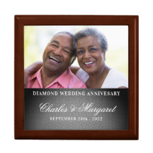 60th Diamond Anniversary Damask Photo