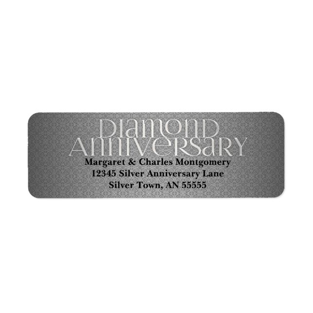 60th Diamond Anniversary Label (Front)