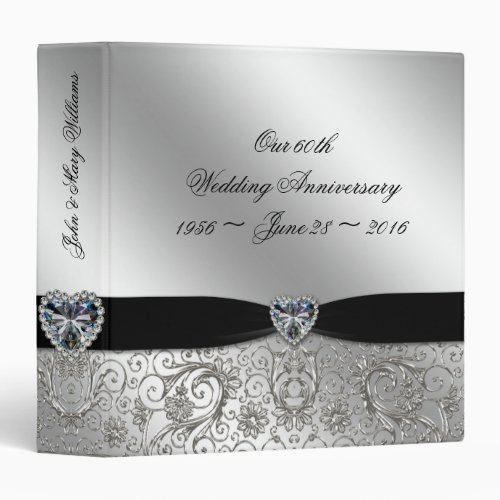 60th Diamond Wedding Anniversary 15 Binder