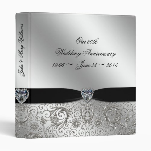 60th Diamond Wedding Anniversary 1 Binder