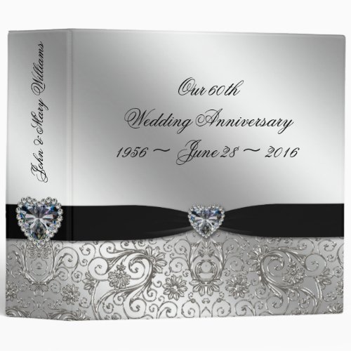 60th Diamond Wedding Anniversary 2 Binder