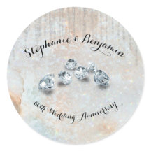 60th Diamond Wedding Anniversary Celestial Chic