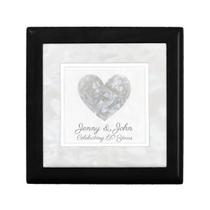 60th diamond wedding anniversary gift box