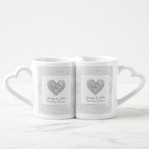 60th Diamond wedding anniversary gift Coffee Mug Set