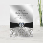 60th Diamond Wedding Anniversary Greeting Card at Zazzle