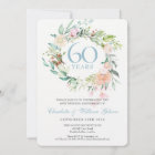 60th Diamond Wedding Anniversary Roses Floral