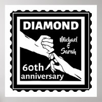 60th diamond wedding anniversary traditional