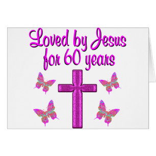 60TH LOVING JESUS CARDS