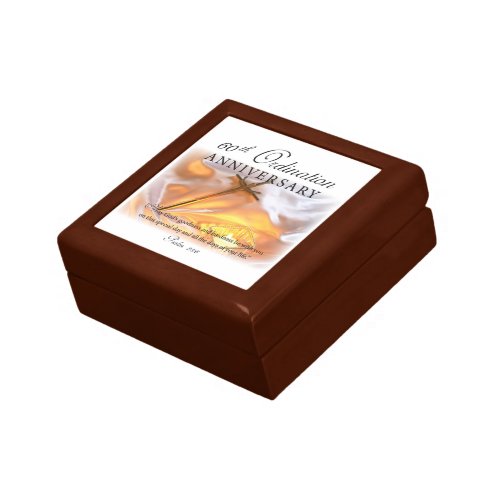 60th Ordination Anniversary Cross Candle Gift Box