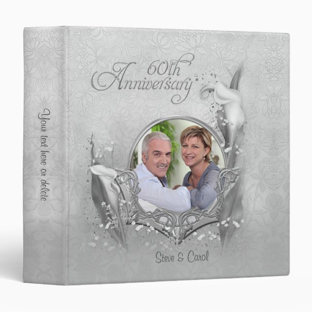 60th Silver Calla Photo Anniversary - Customize Binder (Front/Spine)