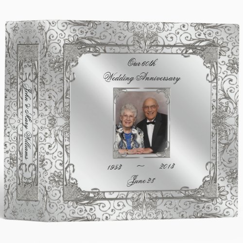 60th Wedding Anniversary 2 Photo Binder