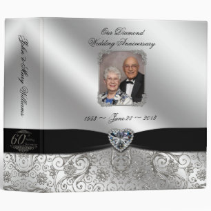60th Wedding Anniversary 2" Photo Binder