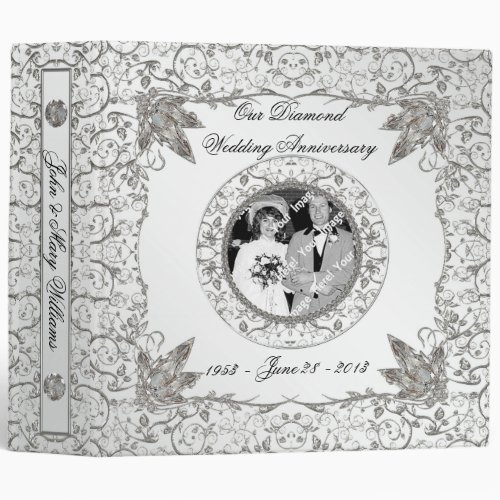 60th Wedding Anniversary 2 Photo Binder