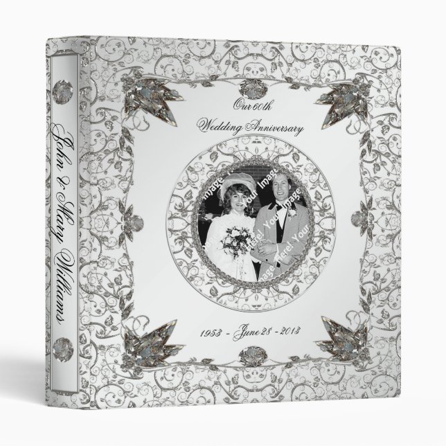 60th Wedding Anniversary Binder (Front/Spine)