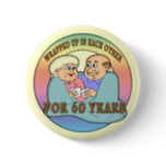 60th Wedding Anniversary Button