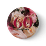 60th Wedding Anniversary Button