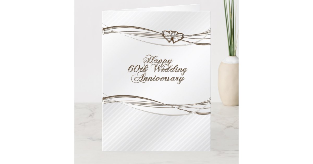 60th Wedding Anniversary Card