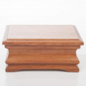 60th Wedding Anniversary Cherry Wood Jewelry Box (Side View)