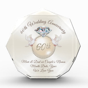  60th  Anniversary  For Parents  Gifts  on Zazzle