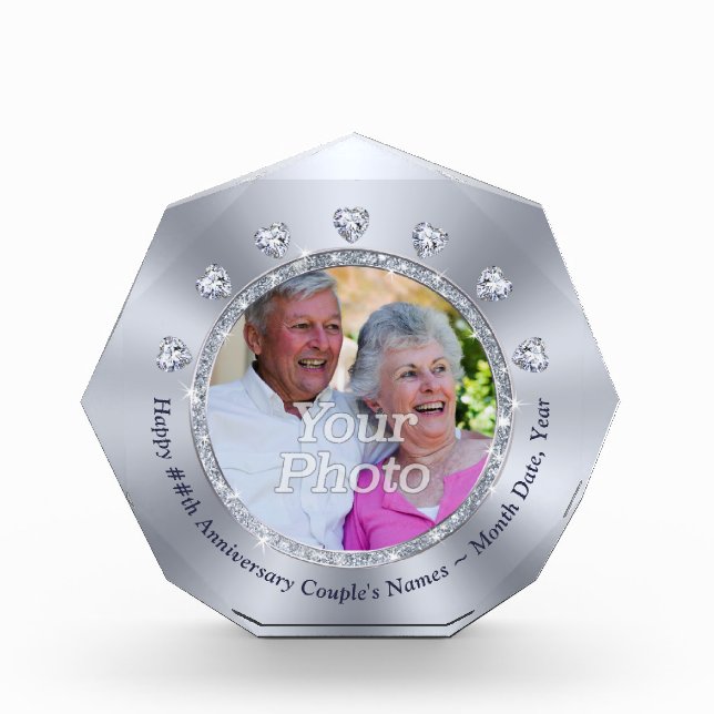 60th Wedding Anniversary Gifts for Grandparents,  (Front)