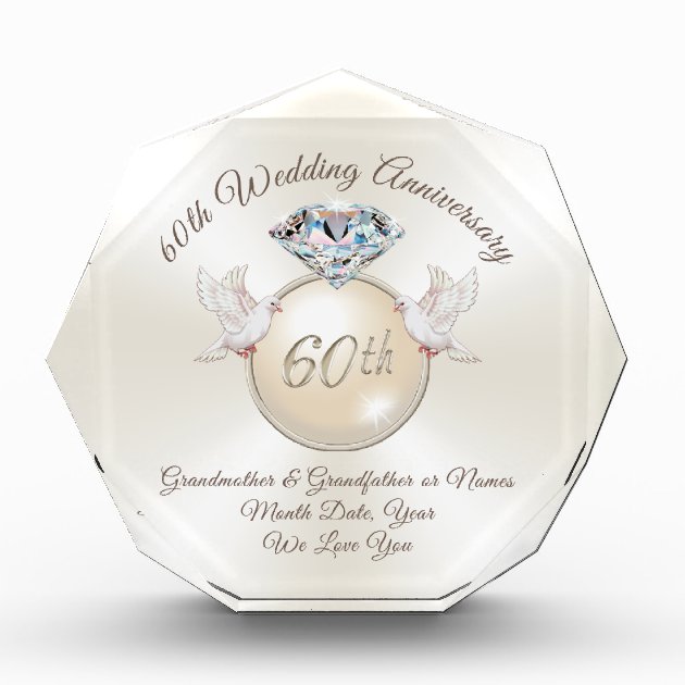 Personalised 15x9inch Plaque for Grand Mother Anniversary - Presto