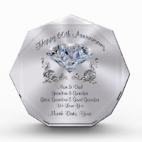 60th wedding anniversary gifts for mom and dad