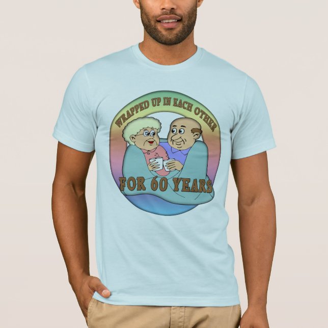 60th Wedding Anniversary Gifts T-Shirt (Front)
