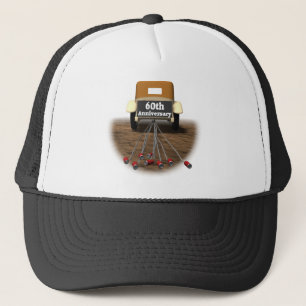 60th Wedding Anniversary Gifts Trucker Hat