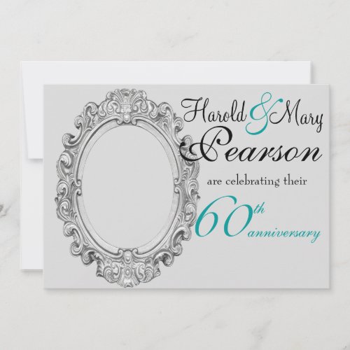 60th wedding anniversary invitation
