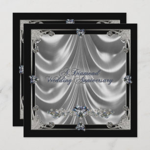 60th Wedding Anniversary Invitation Card