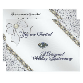 60th Anniversary  Invitations  Announcements Zazzle