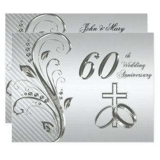 60th anniversary invitations