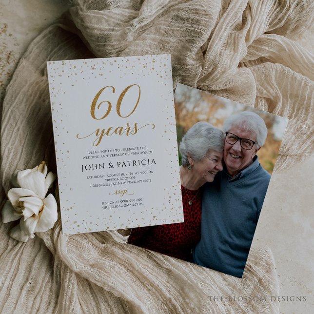 60th Wedding Anniversary Invitation - GAC24e (Creator Uploaded)