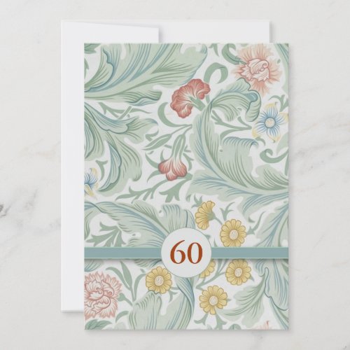 60th wedding anniversary invitations