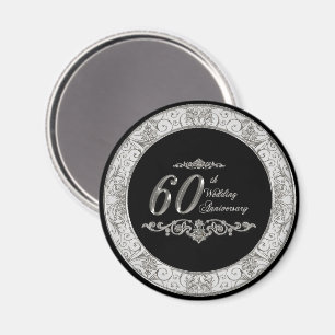 60th Wedding Anniversary Magnet