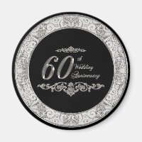 60th Wedding Anniversary Magnet