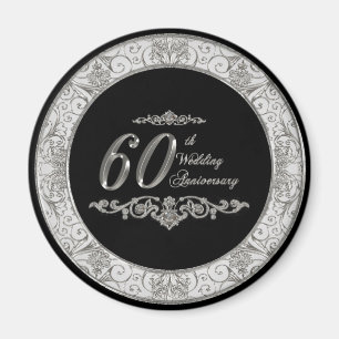 60th Wedding Anniversary Magnet