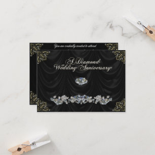 60th Wedding Anniversary RSVP Card