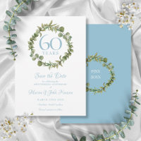 60th Wedding Anniversary Save The Date Garland 
