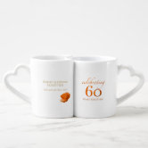 Personalised 60 year Wedding Anniversary Gift Coffee Mug Set | Zazzle