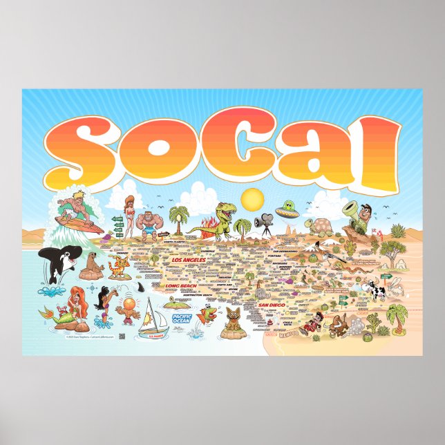 60x40 Giant SoCal Poster (Front)