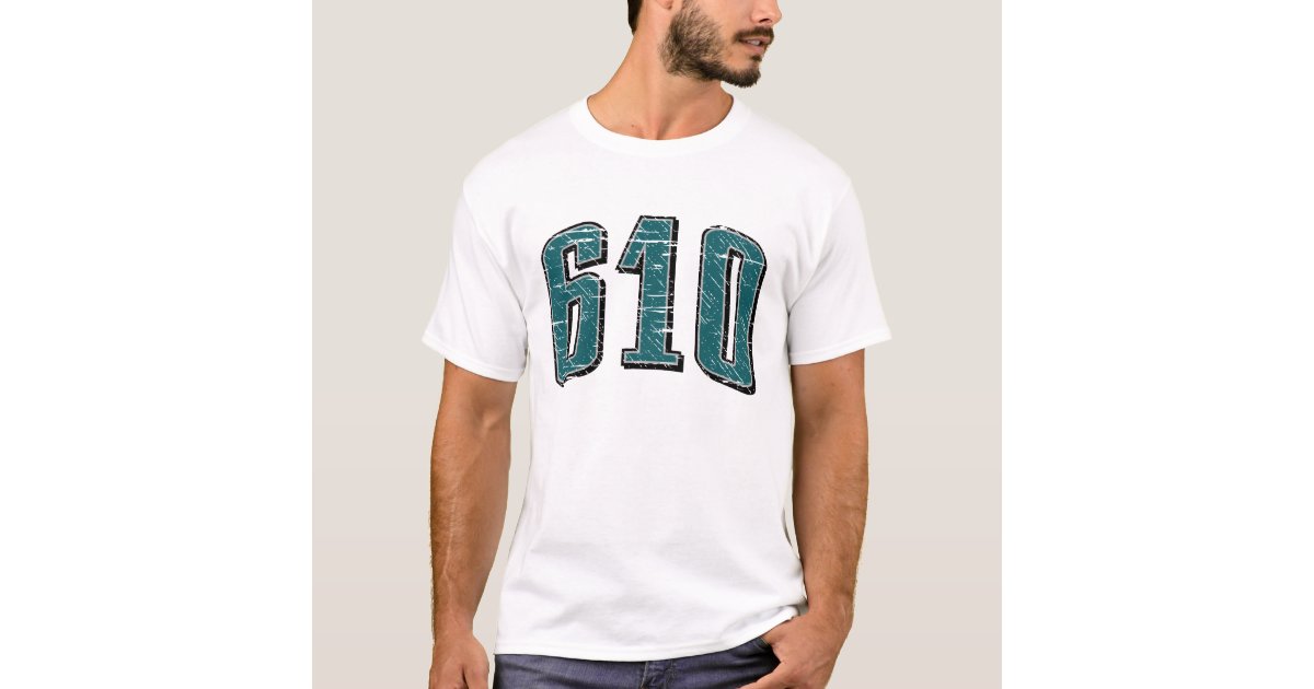 610 (Area Code) T-shirt | Zazzle