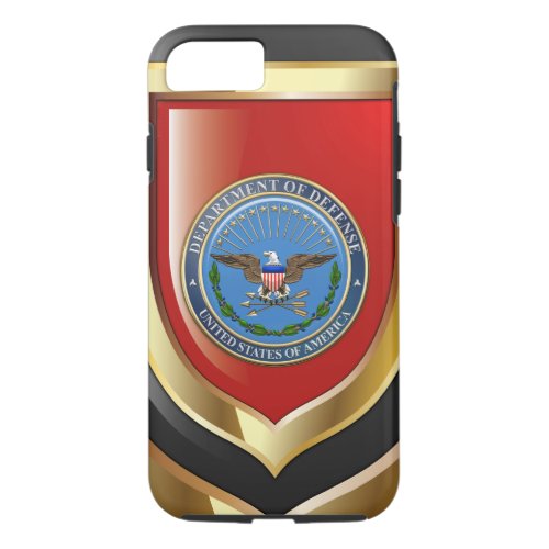 610 US Department of Defense DOD Emblem 3D iPhone 87 Case