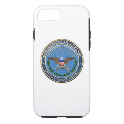 610 US Department of Defense DOD Emblem 3D iPhone 87 Case